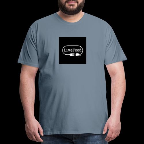 Live Feed Logo - Men's Premium T-Shirt