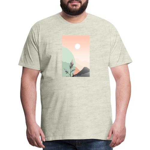 Retro Sunrise - Men's Premium T-Shirt