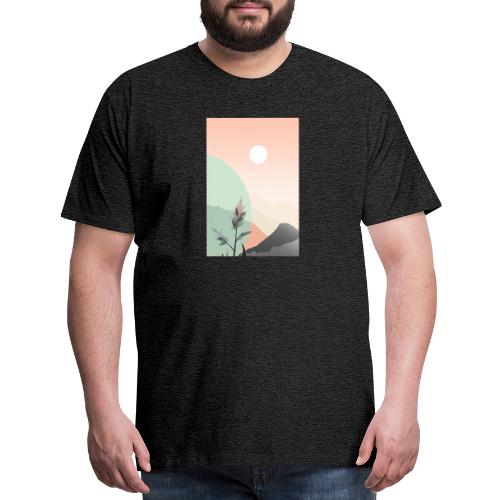 Retro Sunrise - Men's Premium T-Shirt