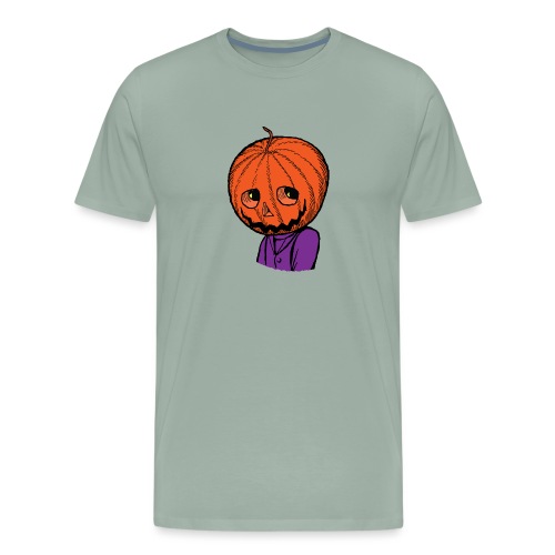 Pumpkin Head Halloween - Men's Premium T-Shirt
