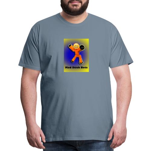 Stick Bot Poster - Men's Premium T-Shirt