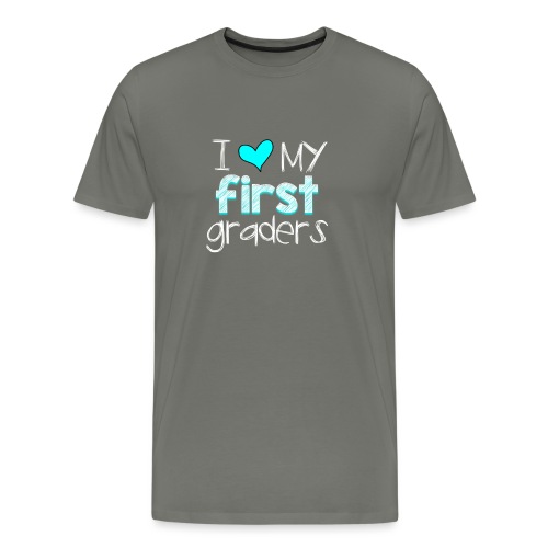 love my 1st graders png - Men's Premium T-Shirt