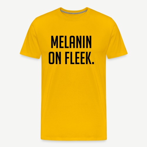Melanin On Fleek - Men's Premium T-Shirt