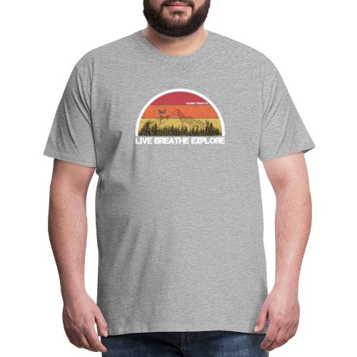 Explore Mountain Design - Men's Premium T-Shirt