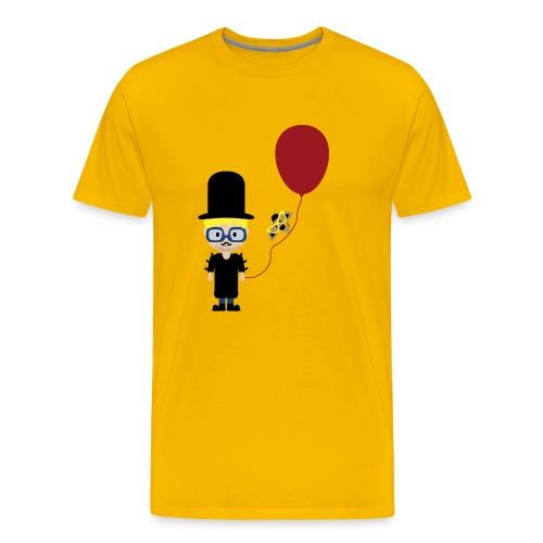 A Boy, His Dog and a Red Balloon - Men's Premium T-Shirt