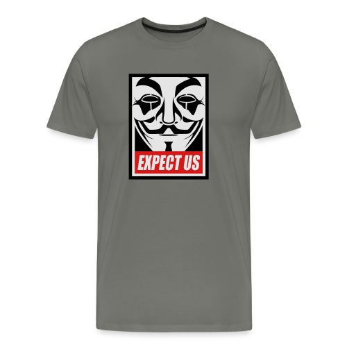Anonymous Expect us - Men's Premium T-Shirt