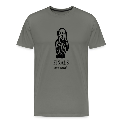 The Scream: Finals are Near! - Men's Premium T-Shirt