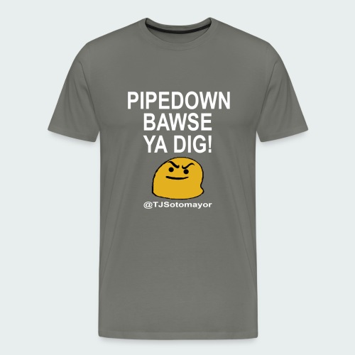 whitepipe2 png - Men's Premium T-Shirt