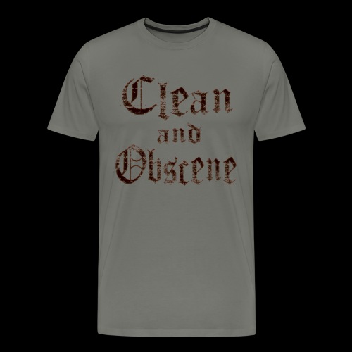 Clean and Obscene words - Men's Premium T-Shirt