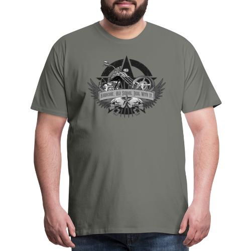 Hardcore. Old School. Deal With It. - Men's Premium T-Shirt