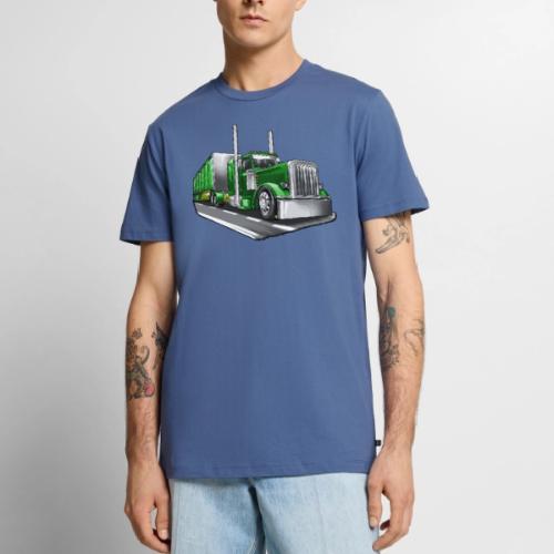 Kenworth Truck 18 Wheeler Big Rig - Men's Premium T-Shirt