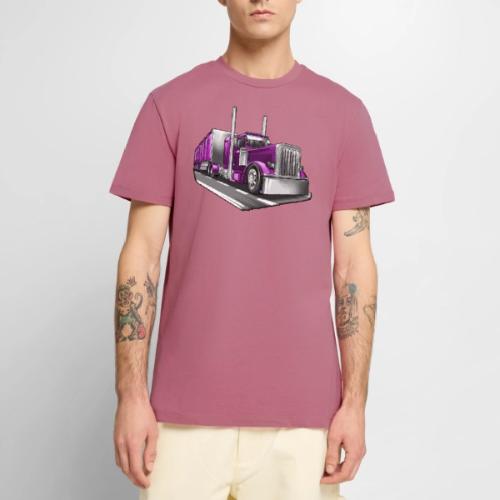 Tracktor Trailer Semi Truck Big Rig - Men's Premium T-Shirt