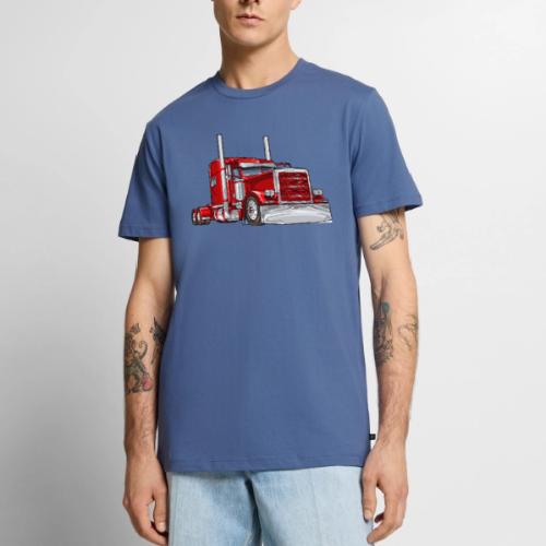 Classic Truck Big Rig 18 Wheeler - Men's Premium T-Shirt