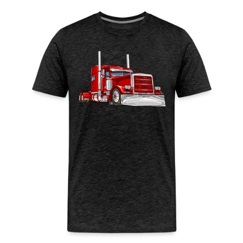 Classic Truck Big Rig 18 Wheeler - Men's Premium T-Shirt