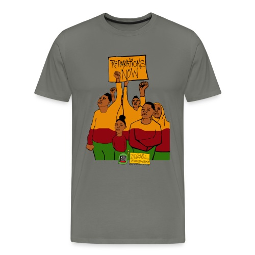 Reparations Now Design #nappy9folics - Men's Premium T-Shirt