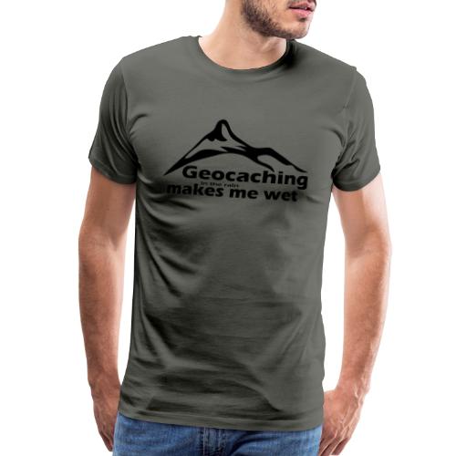 Wet Geocaching - Men's Premium T-Shirt