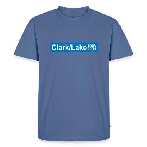 Clark/Lake CTA Blue Line - Men's Premium T-Shirt