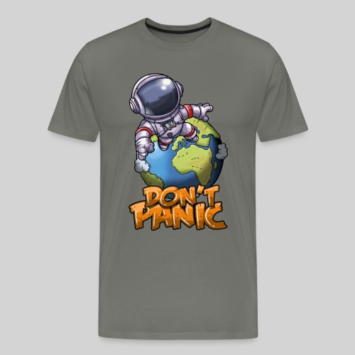 Don't Panic: Astronaut's Dive - Men's Premium T-Shirt