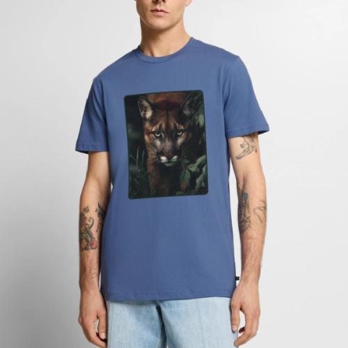 Cougar Jungle Predator Design - Men's Premium T-Shirt