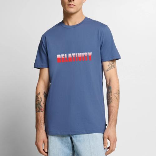 Relativity Science Typography Design - Men's Premium T-Shirt