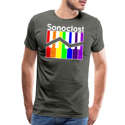 Sonoclast Rainbow Keys (for dark backgrounds) - Men's Premium T-Shirt