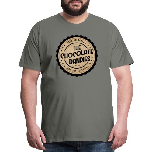 Chocolate Dandies Logo Large w Kraft - Men's Premium T-Shirt