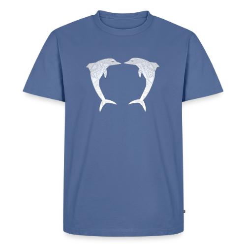 Two dolphins - Men's Premium T-Shirt