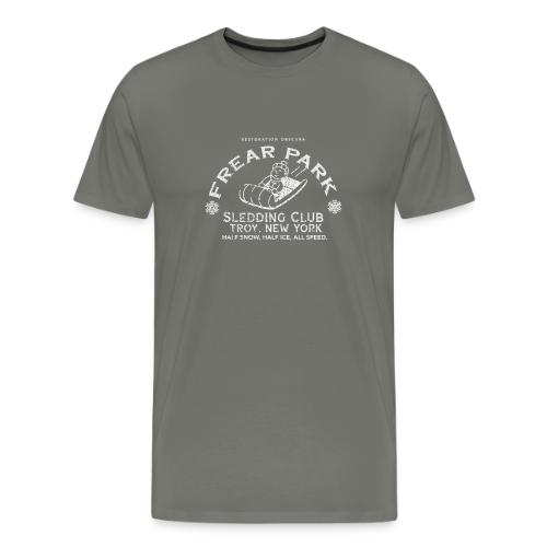 RO Frear Park Sledding Club Distressed Light - Men's Premium T-Shirt