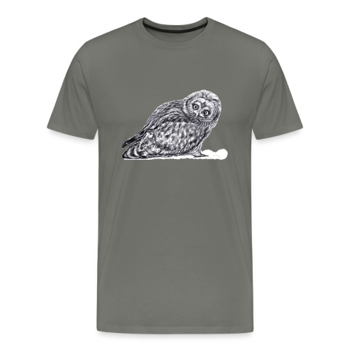 Owl snow - Men's Premium T-Shirt