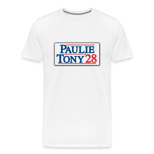 Paulie and Tony for Co-President 2028 - Men's Premium T-Shirt