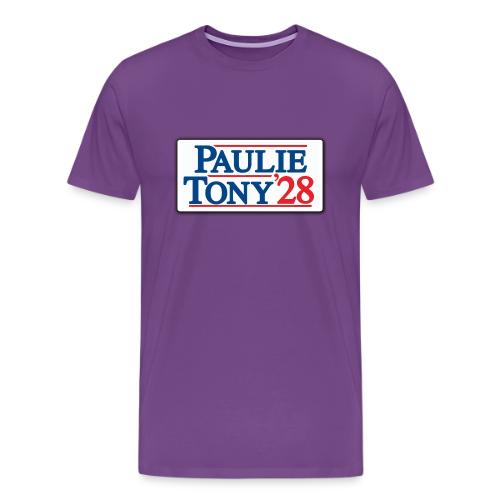 Paulie and Tony for Co-President 2028 - Men's Premium T-Shirt