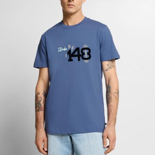 Studio 148 White Logo - Men's Premium T-Shirt