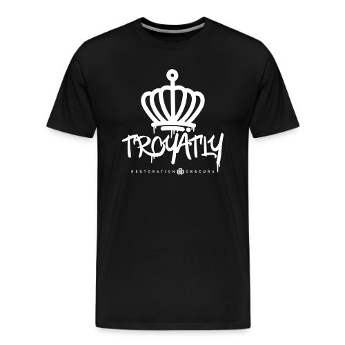 RO Troyalty Tag White - Men's Premium T-Shirt