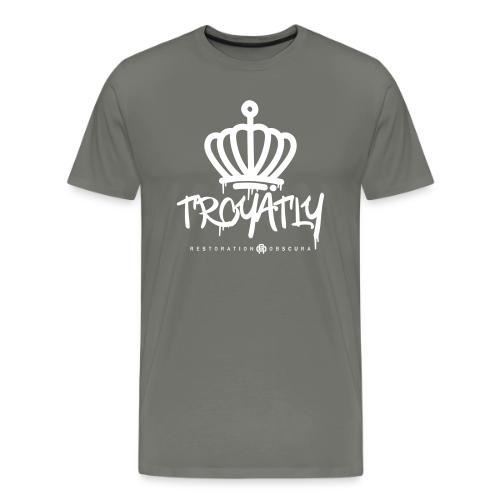 RO Troyalty Tag White - Men's Premium T-Shirt