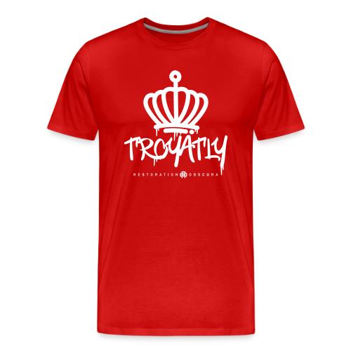 RO Troyalty Tag White - Men's Premium T-Shirt