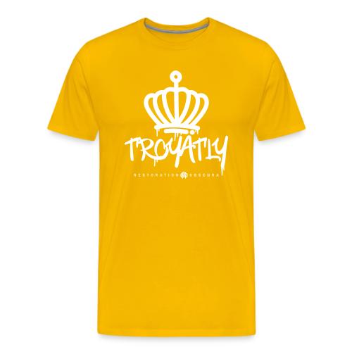 RO Troyalty Tag White - Men's Premium T-Shirt