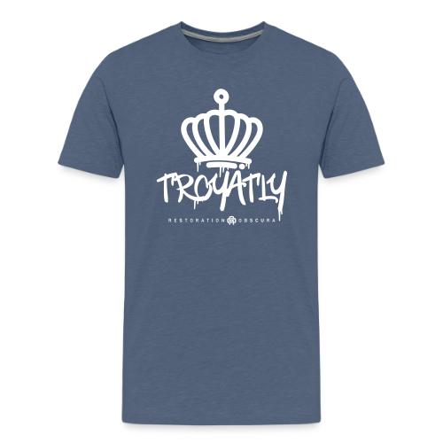 RO Troyalty Tag White - Men's Premium T-Shirt