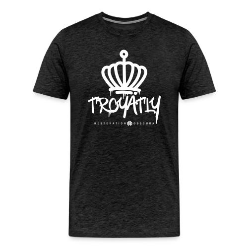 RO Troyalty Tag White - Men's Premium T-Shirt