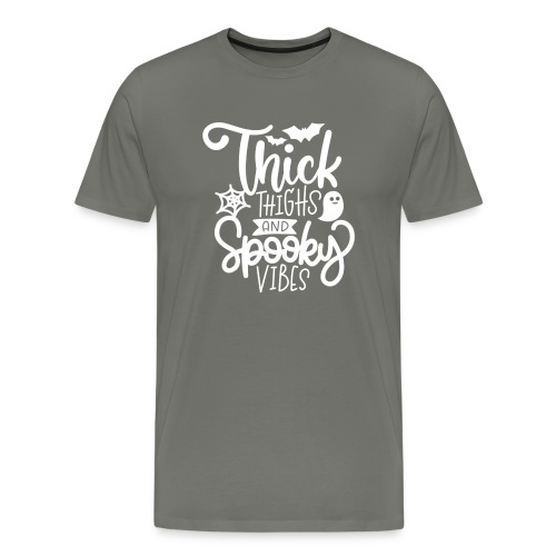 Thick Thighs and Spooky Vibes Halloween T Shirt - Men's Premium T-Shirt