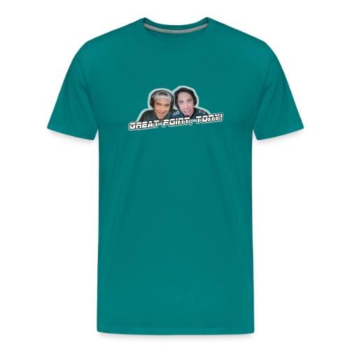 GREAT POINT, TONY! (with glow) - Men's Premium T-Shirt