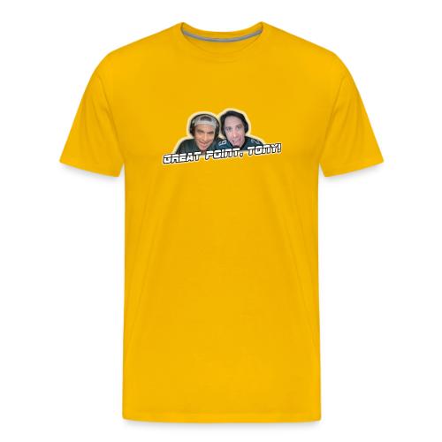 GREAT POINT, TONY! (with glow) - Men's Premium T-Shirt