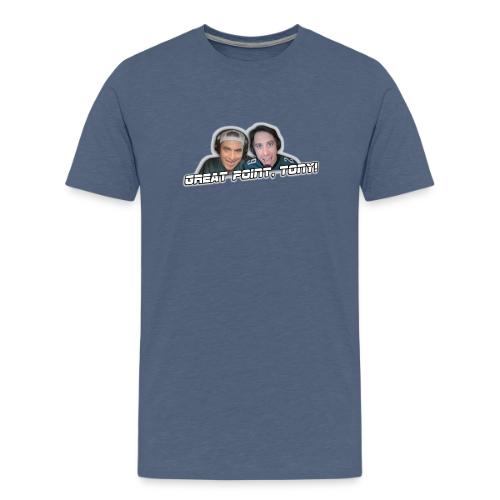 GREAT POINT, TONY! (with glow) - Men's Premium T-Shirt
