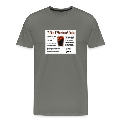 7 side effects of soda - Men's Premium T-Shirt