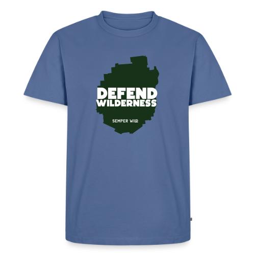 Semper Wild Defend Wilderness Park Silhouette - Men's Premium T-Shirt
