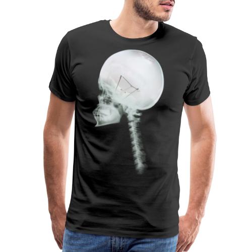 Light Bulb Skull - Men's Premium T-Shirt