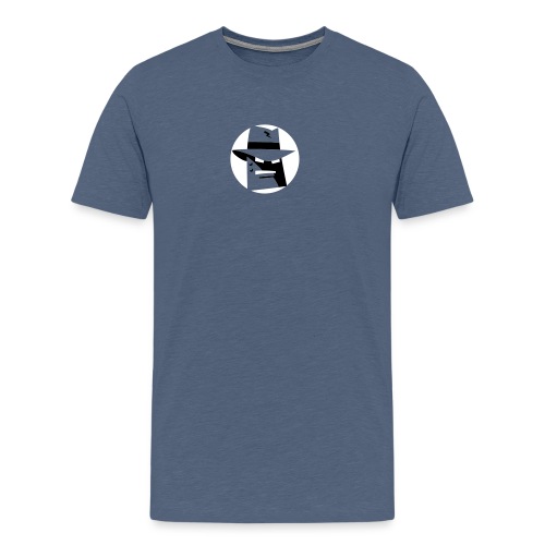 Robot Gangster Shadow - Men's Premium T-Shirt