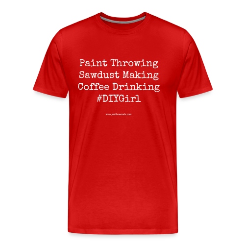 paint coffee work - Men's Premium T-Shirt