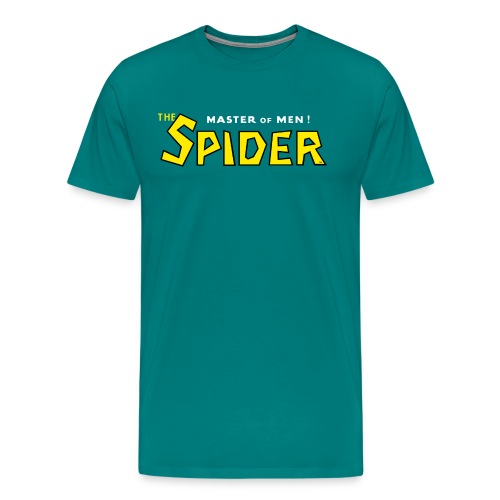 Spider Logo Black Outline - Men's Premium T-Shirt
