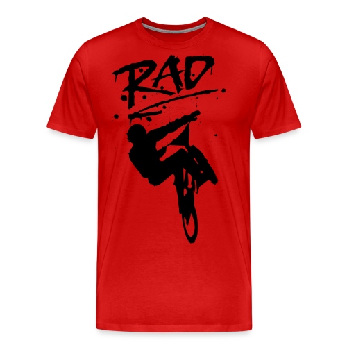 RAD BMX Bike Graffiti 80s Movie Radical Shirts - Men's Premium T-Shirt