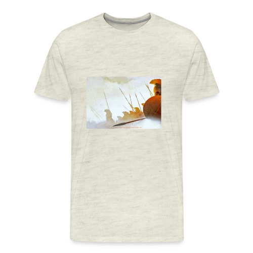HEROIC KING FINALMug copy.jpg - Men's Premium T-Shirt